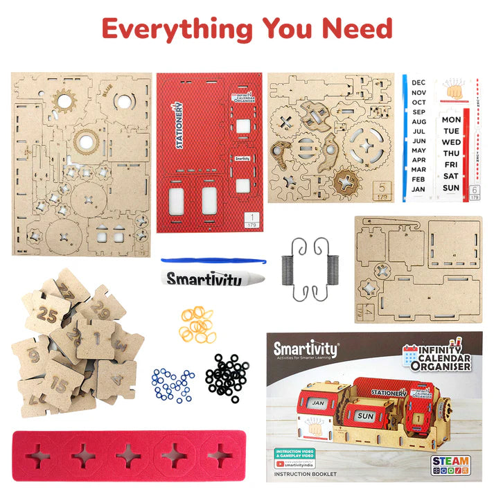 Smartivity Infinity Calendar Organiser | 8-14 years | DIY STEM Construction Toy