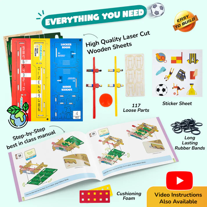 Smartivity Foosball | 6-10 Years | DIY STEM Construction Toy