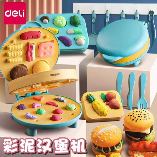 Burger Machine Colored Clay Toys