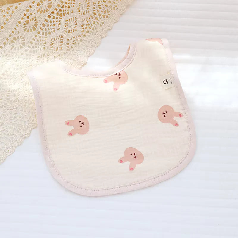 Soft Muslin Waterproof Bibs