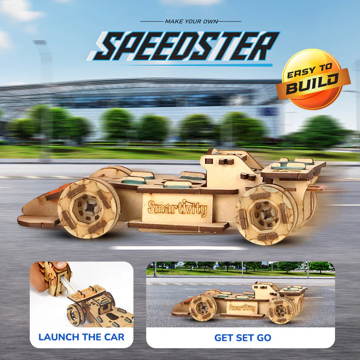 Smartivity STEM Wheels Speedster | 6-10 years | DIY STEM Construction Toy