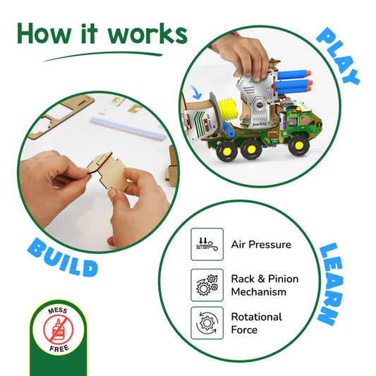 Smartivity Missile Truck | 8 - 14 years | DIY STEM Construction Toy