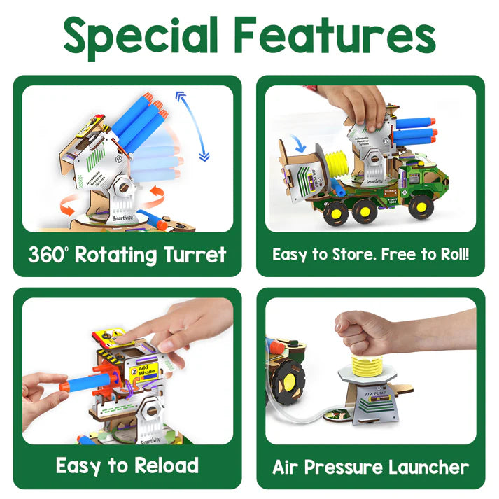 Smartivity Missile Truck | 8 - 14 years | DIY STEM Construction Toy
