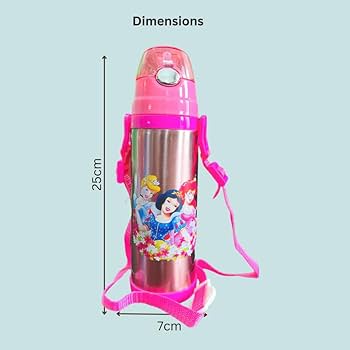 Cartoon Print Sipper Water Bottle for Kids