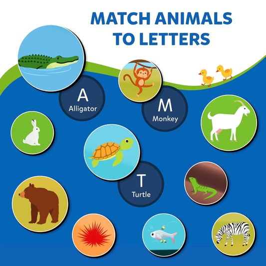 Skillmatics Magnetic Matching Activity - Letters, Numbers & Animals