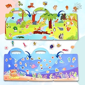 Reusable Animal Sticker Book