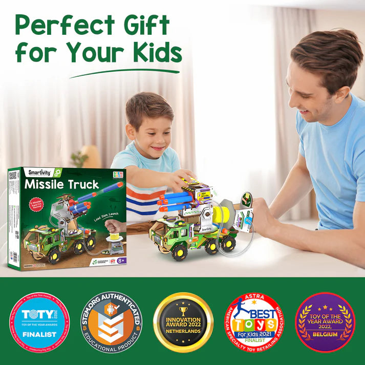 Smartivity Missile Truck | 8 - 14 years | DIY STEM Construction Toy