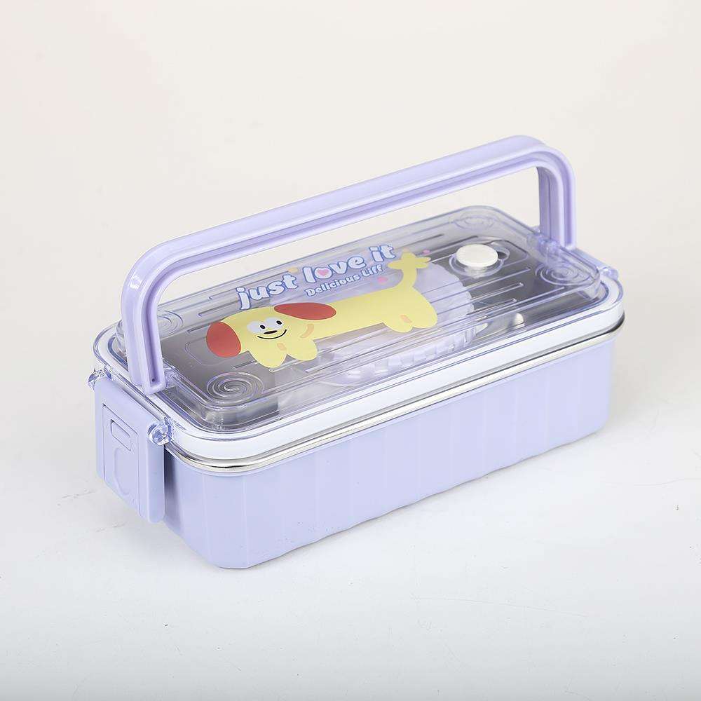 Cartoon Handheld Stainless Steel Lunch Box