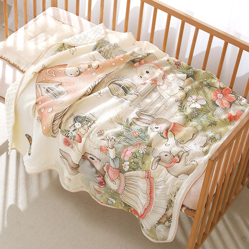 Muslin woolen Blanket
