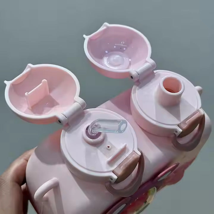 Dual Mouth Bear Water Bottle
