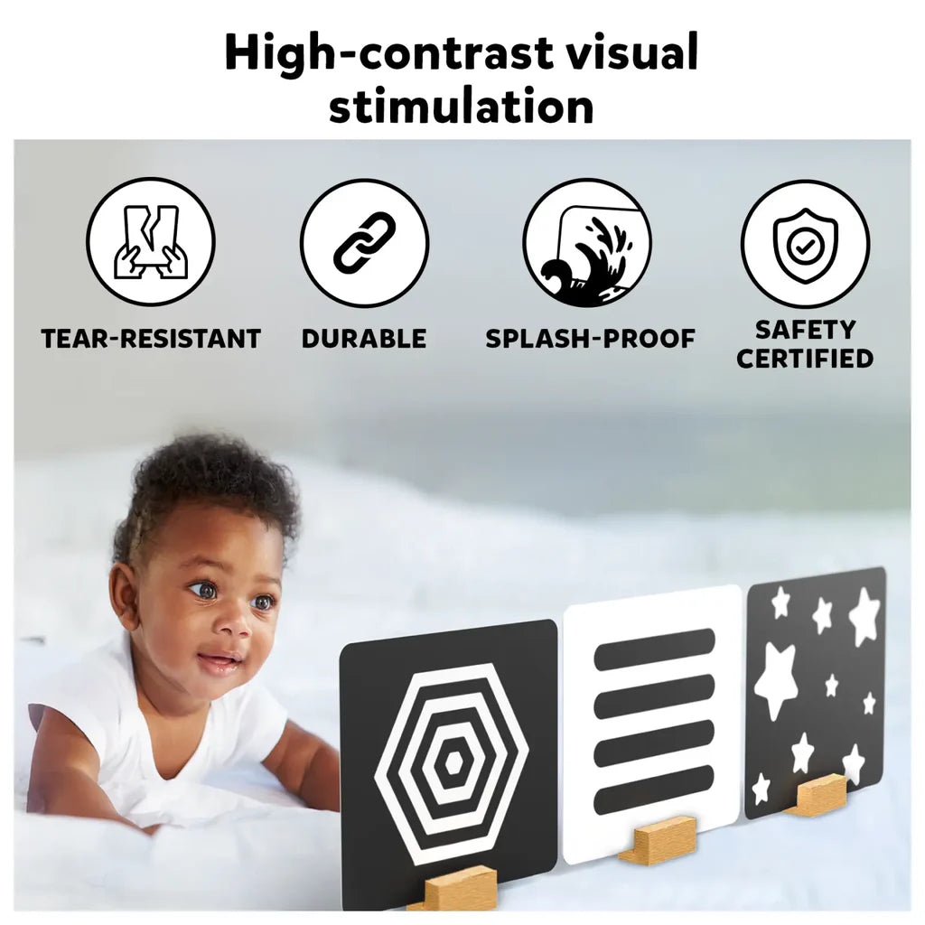 Skillmatics High Contrast Flash Cards for Infants (0-12 months)