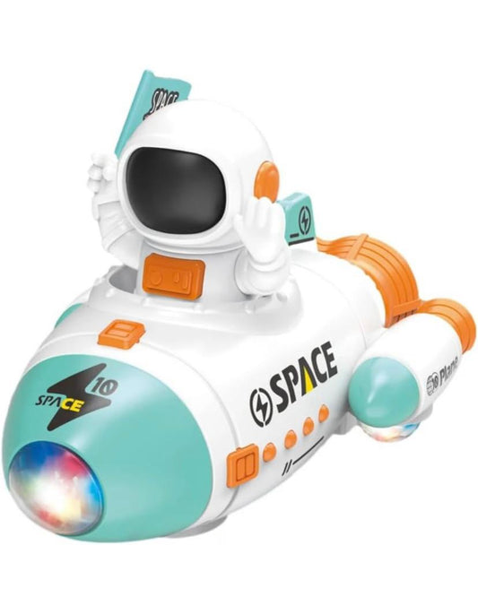 Astronaut Cartoon Rocket Space Car Toy