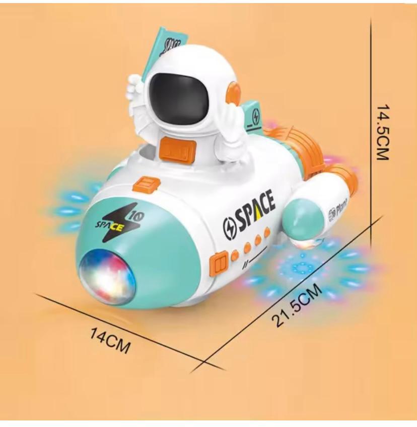 Astronaut Cartoon Rocket Space Car Toy