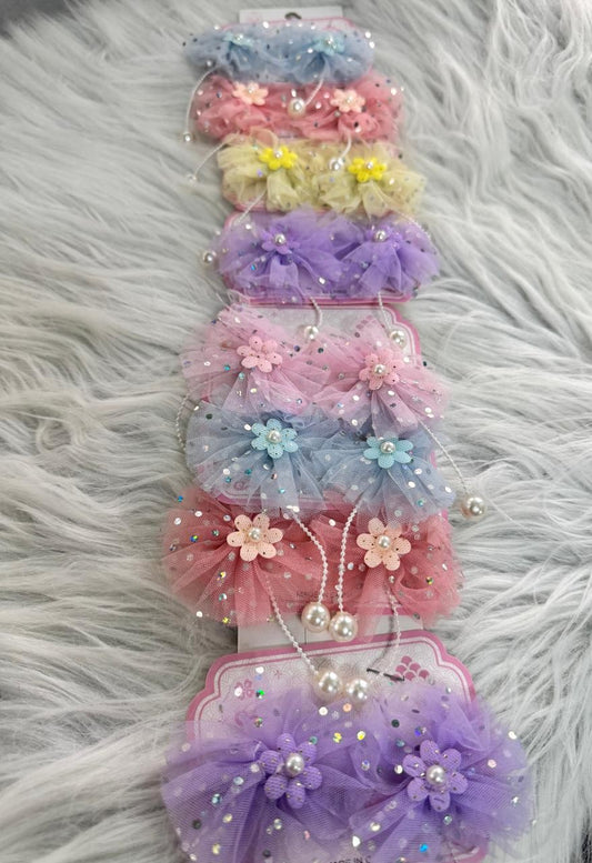 Blossom & Pearl Hair Pins (Pair)