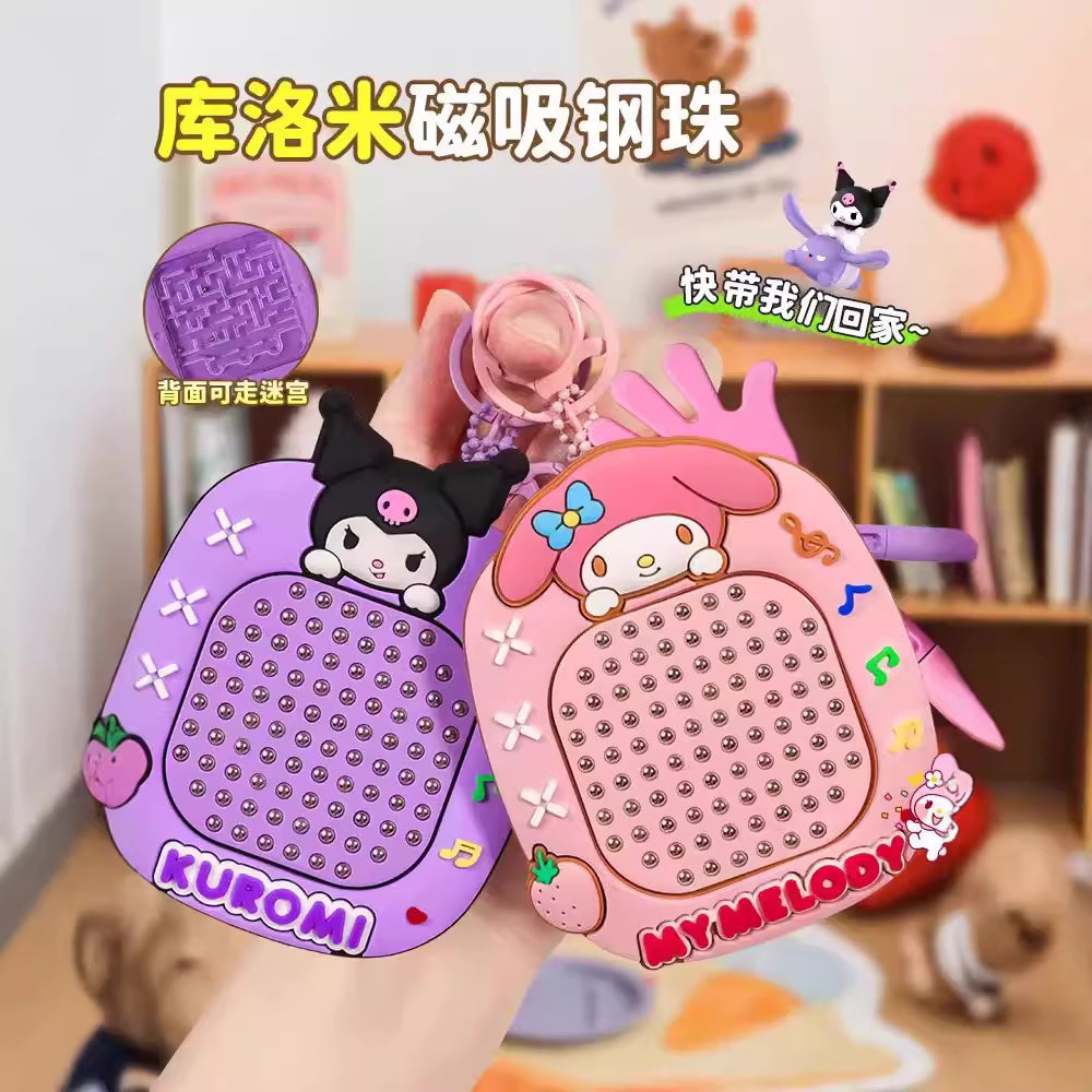 Double Sided Magnetic Bead Game
