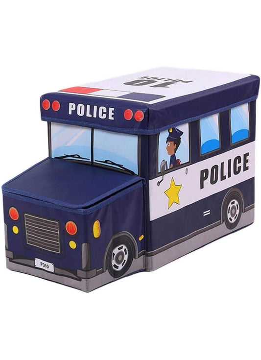 Bus Shaped Foldable Storage / Stool For Kids