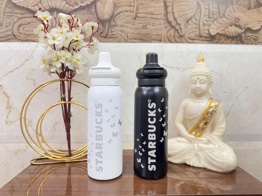 STARBUCKS Dual Sip Premium Quality Insulated Steel Bottles ✨