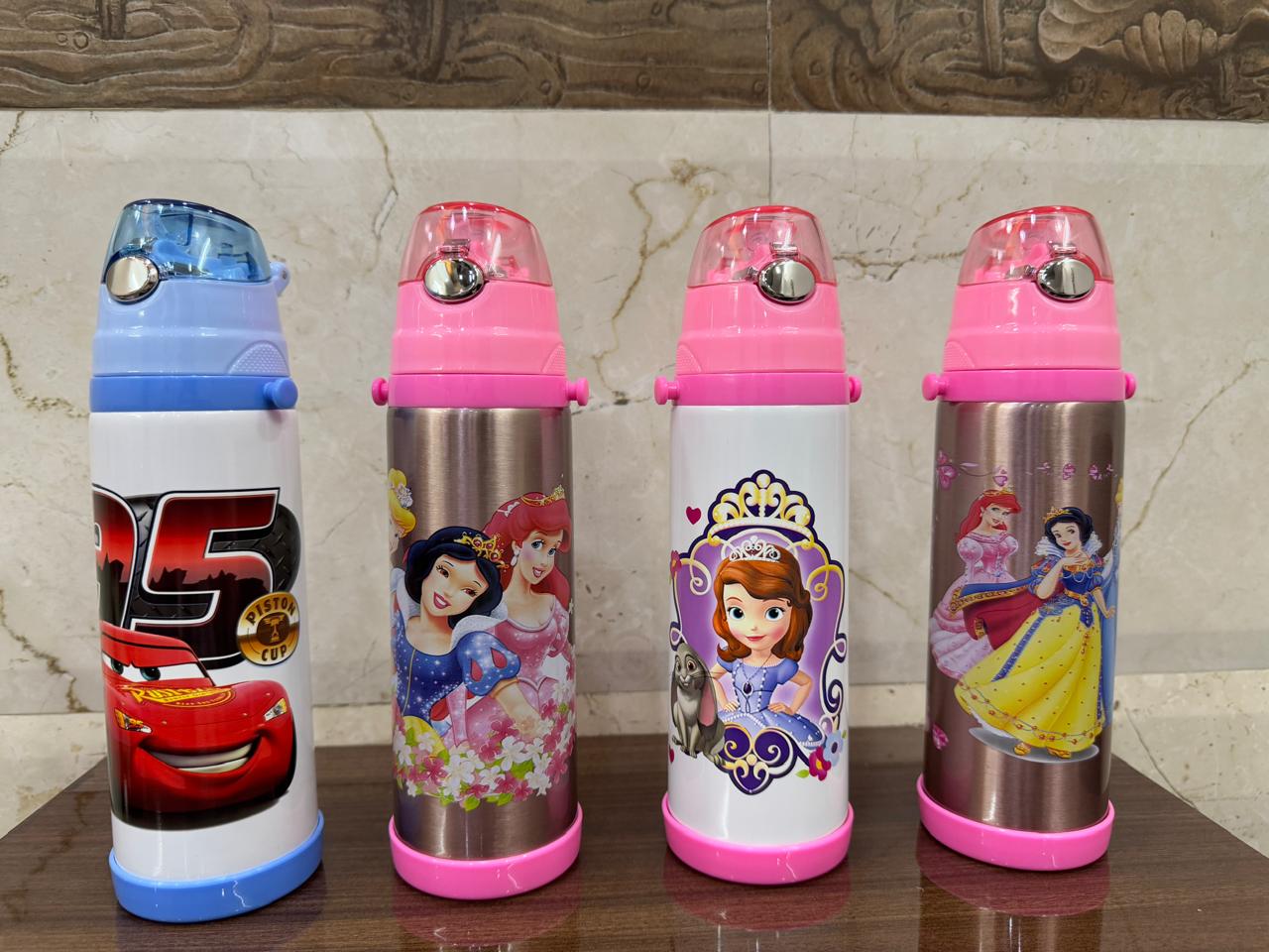 Cartoon Print Sipper Water Bottle for Kids