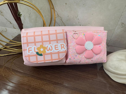 Cute Flower Pencil Pouch