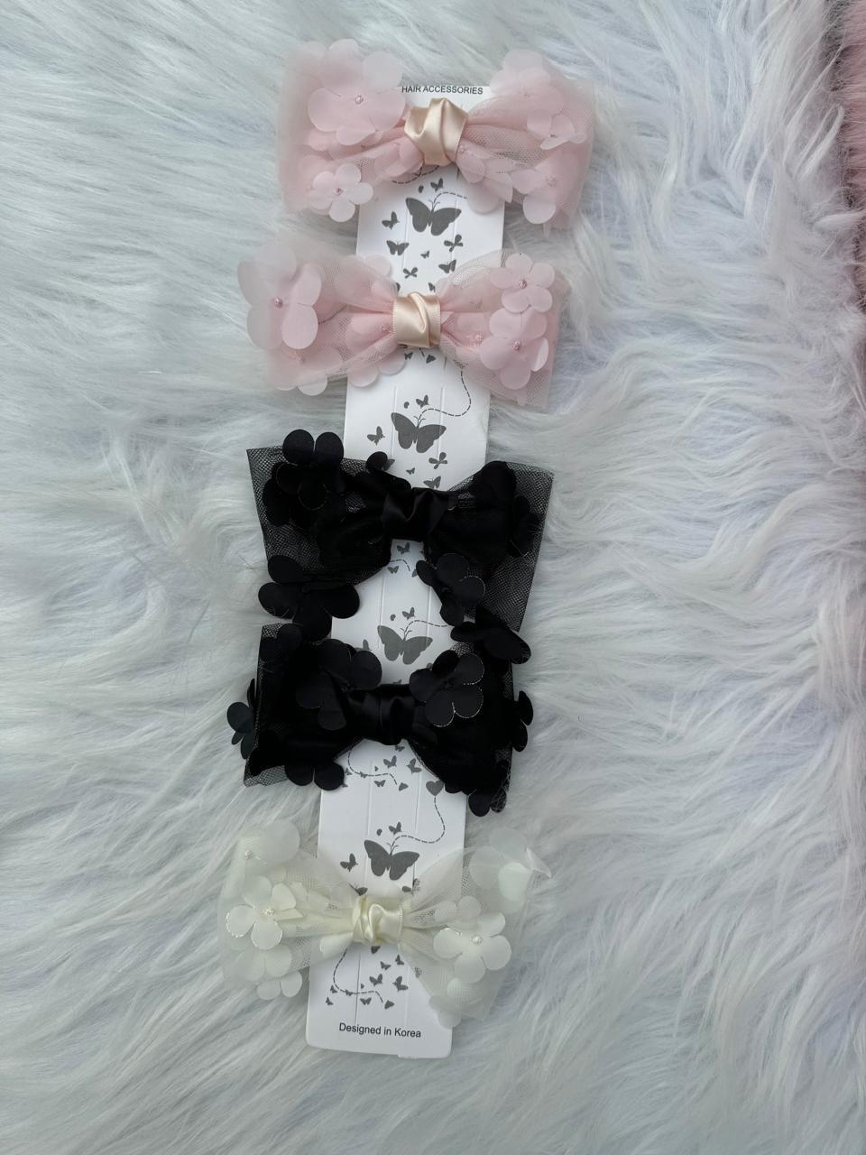 Flower Net Bow