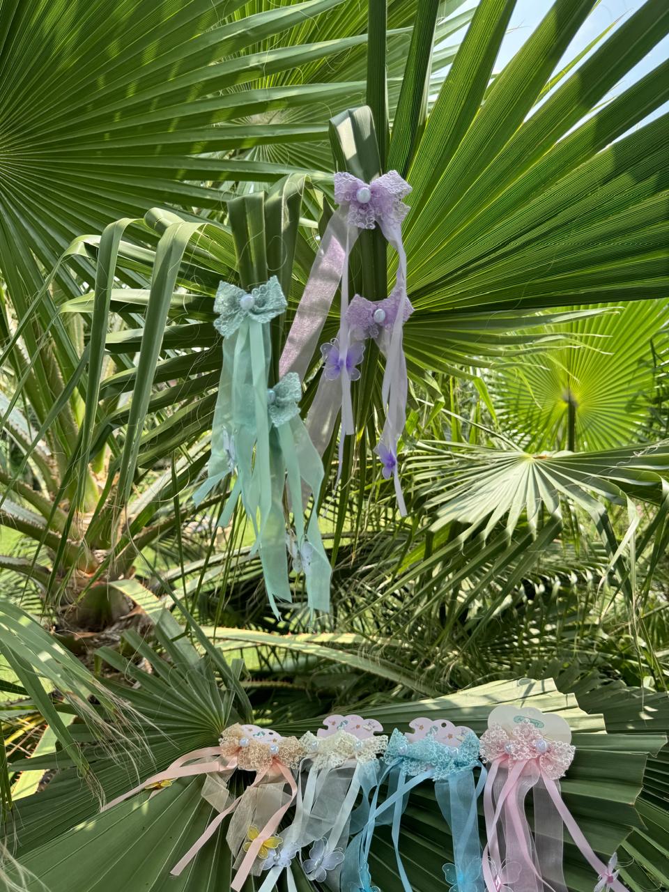 Butterfly Whimsy Ribbon Wings Hair Pins