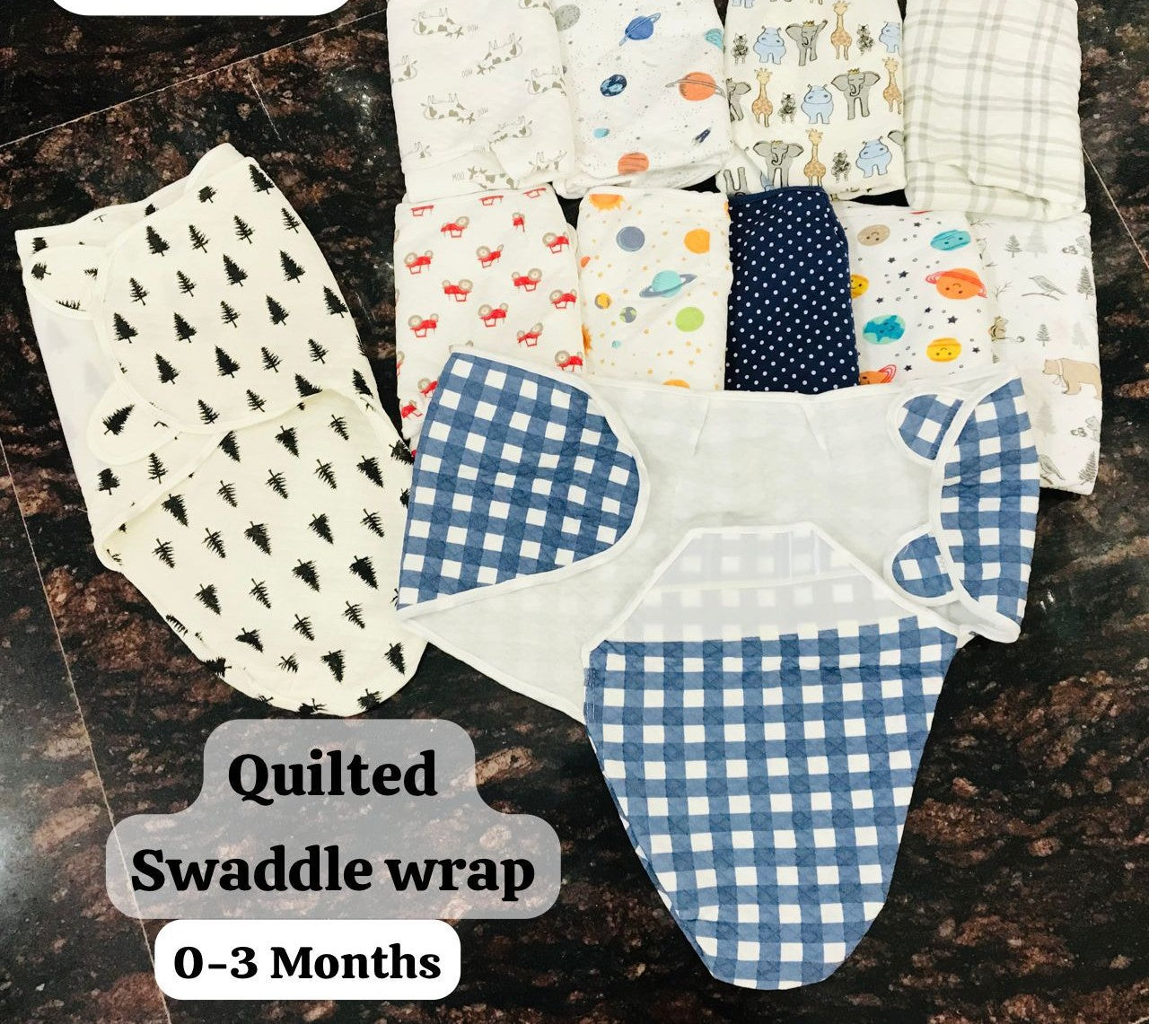 Swaddle Wraps For Newborn (0-3 months