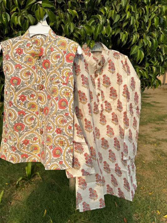 Boys Ethnic Wear Kura Pyjama