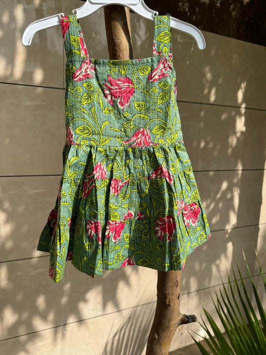 Green Cotton Frock