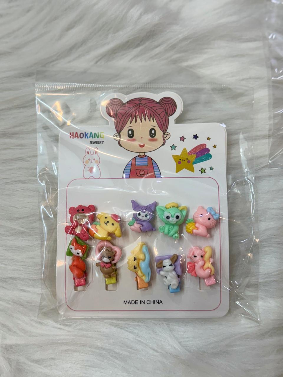 Combo Card (5 Rubber Bands +5 Hair Pins)