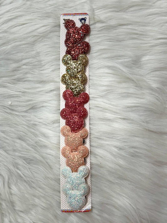 Magic Mickey Face Hair Pins (Pair)