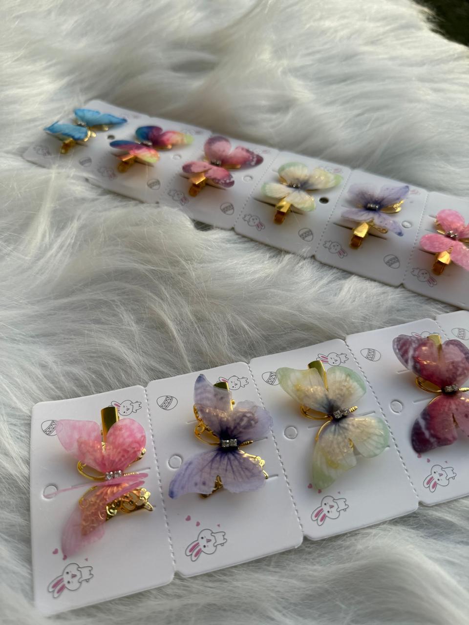 Golden Flutter Hair Pin (Pair)
