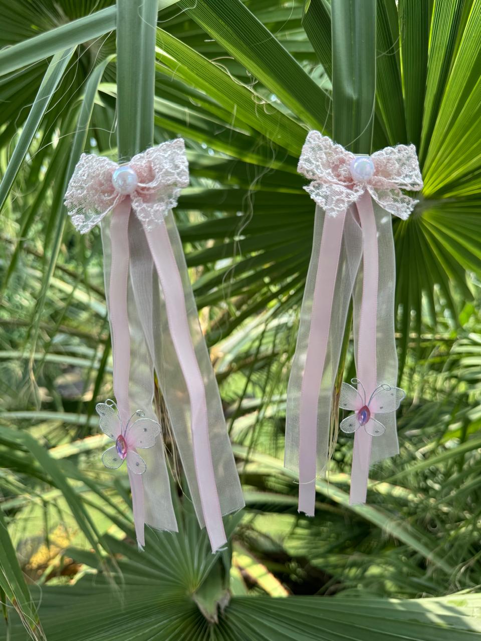 Butterfly Whimsy Ribbon Wings Hair Pins