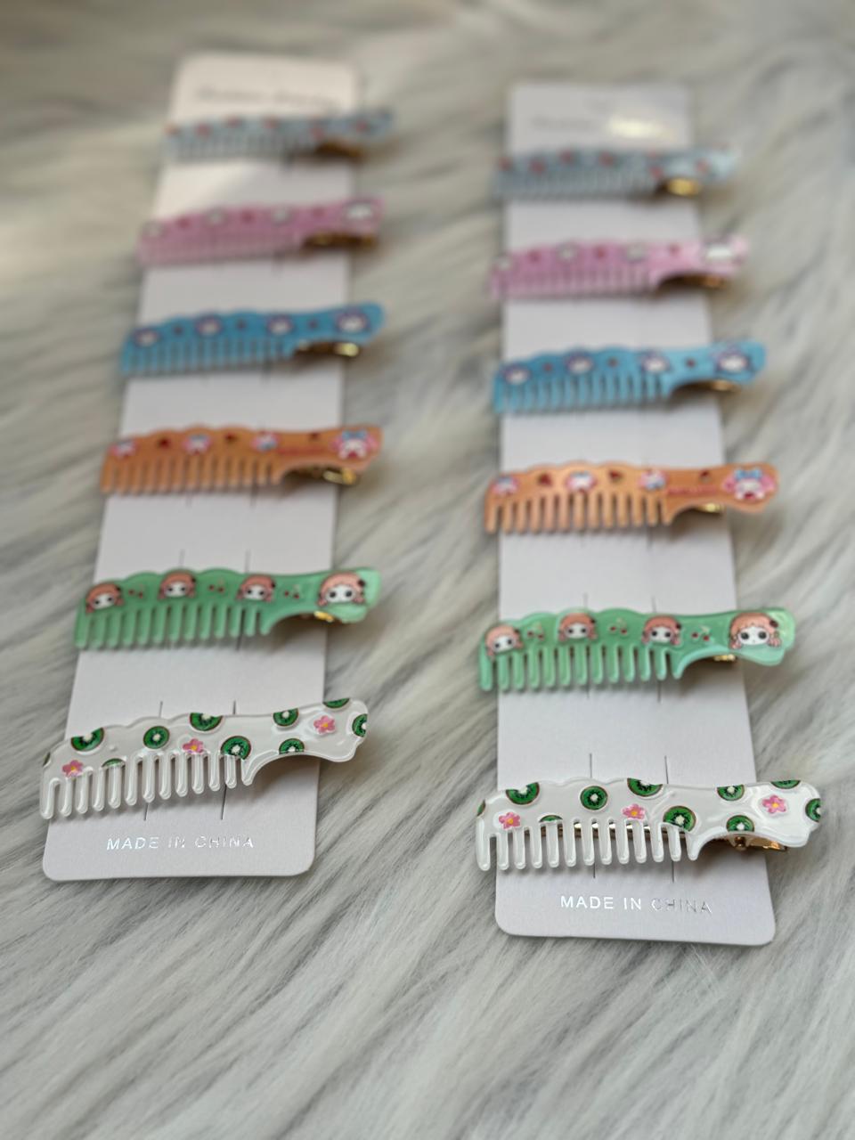 Comb Style Hair Pins (Pair)