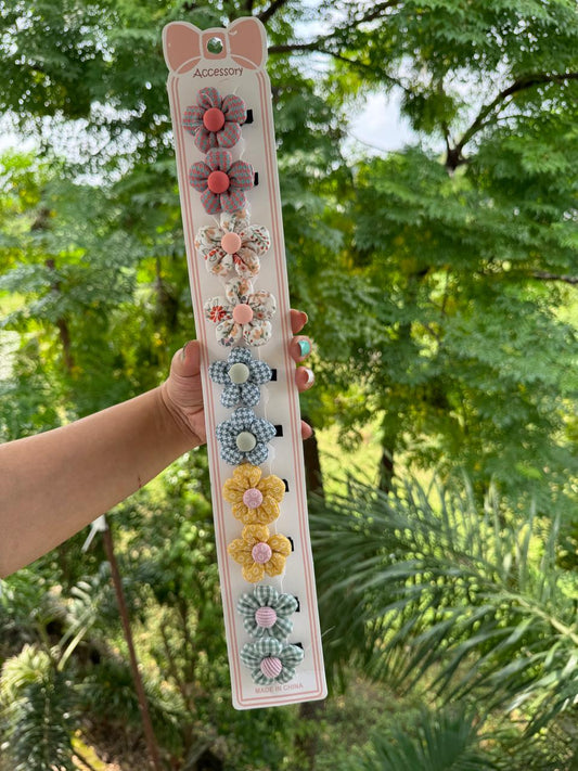 Blush Bloom Hair Pins (Pair)