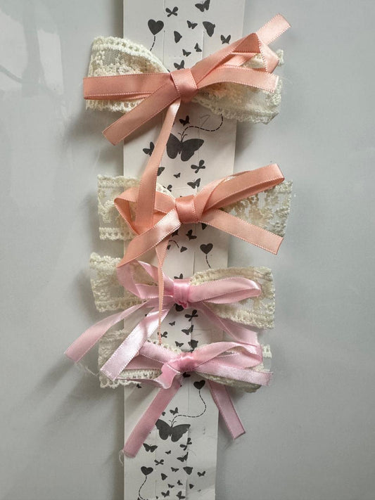 Knot & Lace Hair Bow