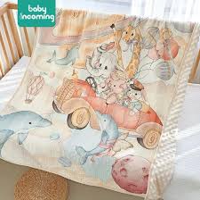 Muslin woolen Blanket