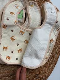 Soft Muslin Waterproof Bibs