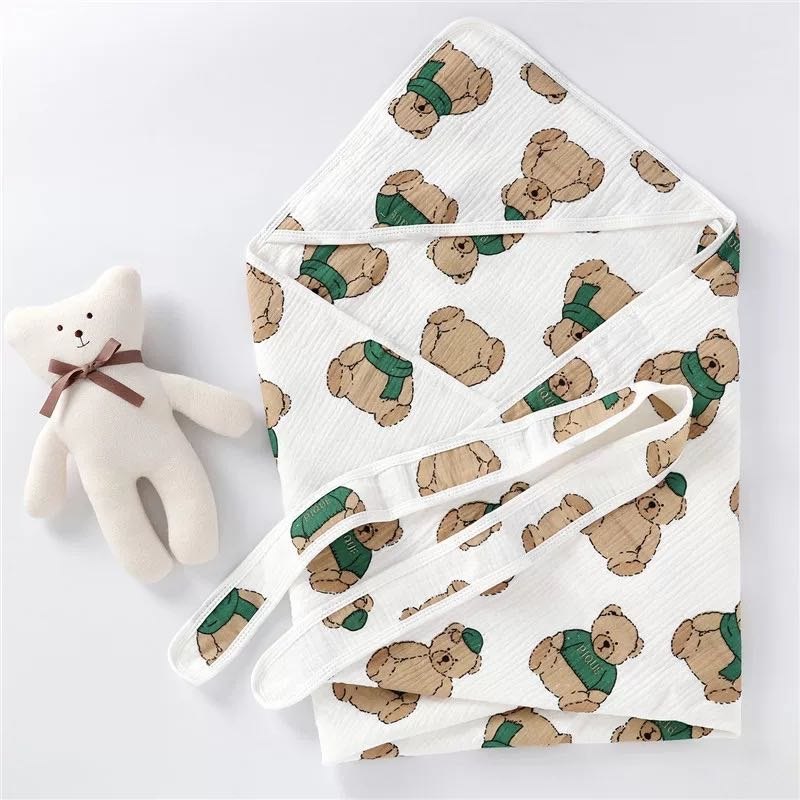 Muslin Swaddle Wrap With Belt