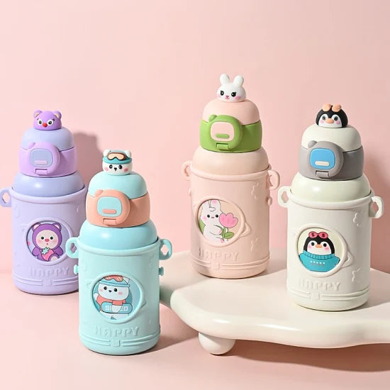 Water Bottle With Silicone Cover