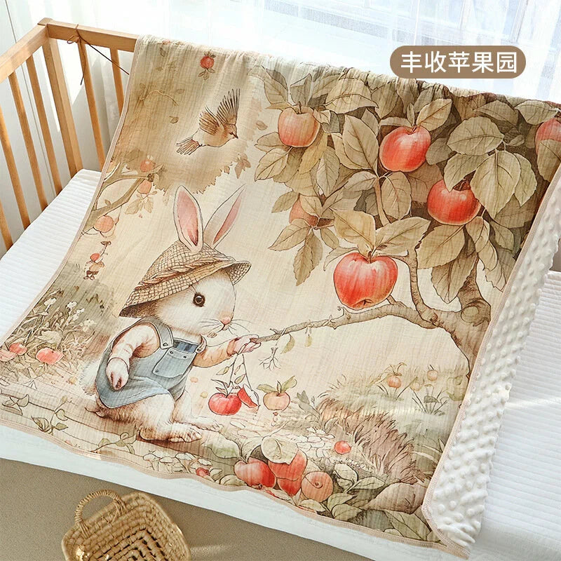 Muslin woolen Blanket