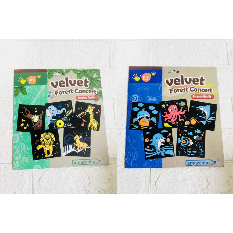 Velvet Art Coloring Sheets