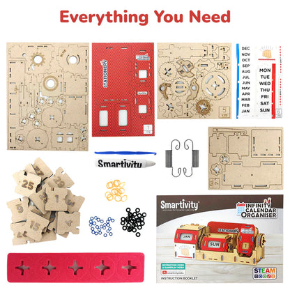 Smartivity Infinity Calendar Organiser | 8-14 years | DIY STEM Construction Toy