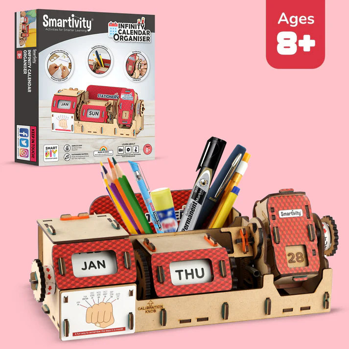 Smartivity Infinity Calendar Organiser | 8-14 years | DIY STEM Construction Toy