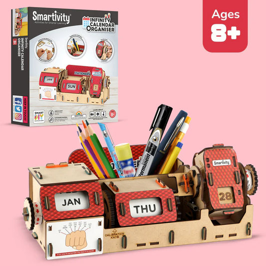 Smartivity Infinity Calendar Organiser | 8-14 years | DIY STEM Construction Toy
