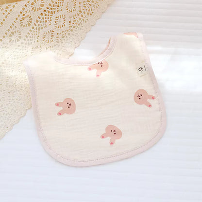 Soft Muslin Waterproof Bibs