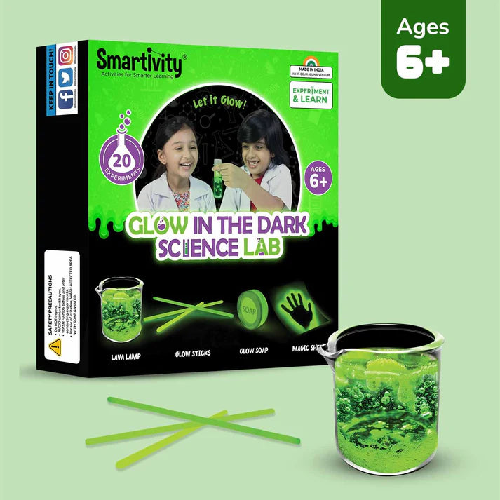 Smartivity Glow in the Dark Science Lab | 6-10 Years | DIY Science Experiments
