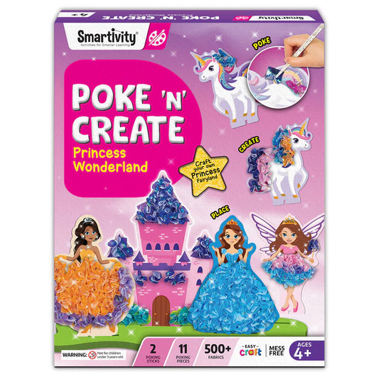 Smartivity POKE 'N' CREATE - Princess Wonderland | 4-8 years | DIY CRAFT KIT