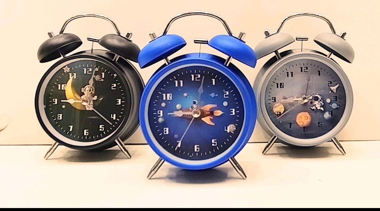 Twin Bell Metal  Alarm Clock