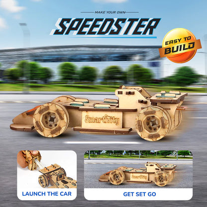 Smartivity STEM Wheels Speedster | 6-10 years | DIY STEM Construction Toy