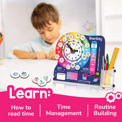 Smartivity Interactive Clock | 6 - 14 years | DIY STEM Construction Toy
